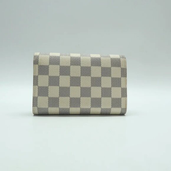 Louis Vuitton Micro White Damier Azue Canvas Wallet 430-041025 - Picture 2 of 12